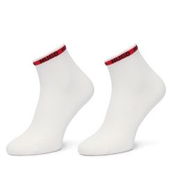 Skarpety krótkie HUGO. Białe skarpetki męskie Hugo, bez wzorów. Za 59.99 zł.