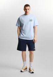 Koszulka sportowa męska Prosto CC TV z krótkim rękawem. Niebieskie t-shirty sportowe męskie Prosto., m, z bawełny, bez ramiączek. Za 164.99 zł.