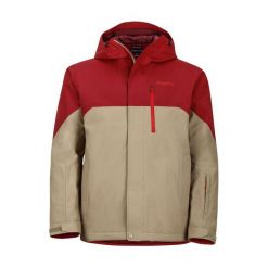 Marmot kurtka Sidecut Jacket Brick/Desert Khaki M. Brązowe kurtki treningowe męskie Marmot, m, bez wzorów, narciarskie. W wyprzedaży za 610.00 zł.