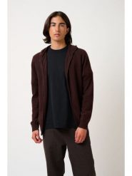 AUTHENTIC CASHMERE Kaszmirowy kardigan "Neurre" w kolorze ciemnobrązowym rozmiar: XL. Brązowe kardigany męskie AUTHENTIC CASHMERE, xl, bez wzorów, z kaszmiru, bez kołnierzyka. Za 398.10 zł.