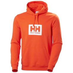 Bluza Z Kapturem Helly Hansen Hh Box Dorosłych. Czerwone bluzy z kapturem męskie Helly Hansen, m, z bawełny. Za 417.80 zł.