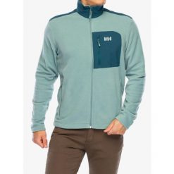 Bluza z zamkiem męska Helly Hansen Daybreaker Block Jacket. Zielone bluzy bez kaptura męskie Helly Hansen, l. Za 260.99 zł.