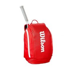 Plecak tenisowy Wilson Super Tour Red Backpack 2025. Białe plecaki damskie Wilson, bez wzorów, sportowe. Za 425.50 zł.