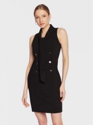 DKNY Sukienka koktajlowa DD3A1852 Czarny Slim Fit. Czarne sukienki damskie DKNY, bez wzorów, z syntetyku, wizytowe, bez kołnierzyka, bez ramiączek. Za 749.99 zł.