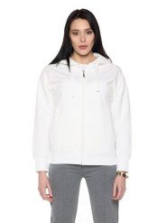 Bluza z bawełna z kaptur na czas wolny na co dzień. Fioletowe bluzy z kapturem damskie LEONE 1947 APPAREL, xl, z bawełny. Za 383.11 zł.