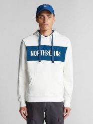 North Sails Bluza w kolorze biało-granatowym rozmiar: M. Białe bluzy z kapturem męskie North Sails, m, z bawełny. Za 233.45 zł.