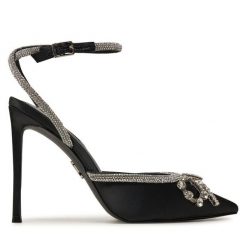 Szpilki Steve Madden. Czarne szpilki Steve Madden, bez wzorów, bez obcasa. Za 309.99 zł.