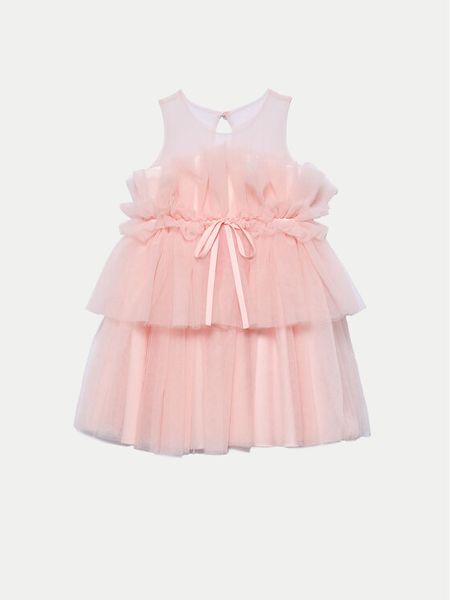 Abel & Lula Sukienka elegancka 5036 Pomarańczowy Regular Fit. Brązowe sukienki dziewczęce Abel & Lula, bez wzorów, z syntetyku, bez ramiączek. Za 329.99 zł.