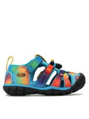 Keen Sandały Seacamp II Cnx 1025133 Niebieski. Niebieskie sandały chłopięce Keen, z materiału, bez zapięcia. Za 229.99 zł.