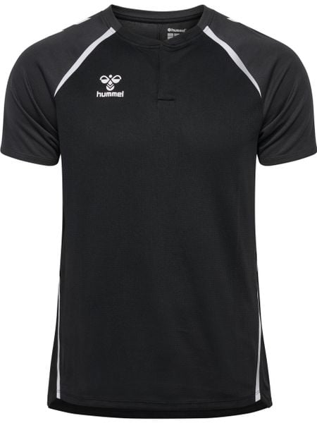 Hummel Koszulka męska polo sportowa trening hml Lead czarna 2.0. Czarne koszulki polo męskie HUMMEL, m, z materiału, bez ramiączek, do biegania. Za 134.00 zł.