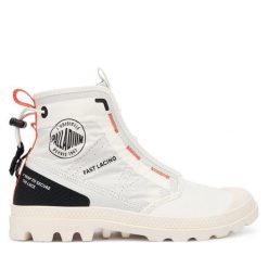 Trapery Palladium. Białe trapery damskie Palladium, bez obcasa. Za 299.99 zł.