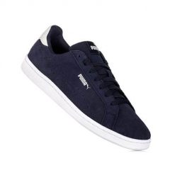 Buty do chodzenia męskie Puma Smash Perf SD. Niebieskie buty sportowe na co dzień męskie Puma, z materiału, bez zapięcia, trekkingowe. Za 159.00 zł.