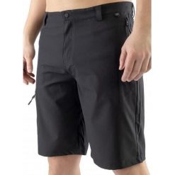 Szorty trekkingowe męskie Viking Sumatra Shorts. Czarne szorty męskie VIKING, z elastanu, bez kołnierzyka. Za 179.99 zł.