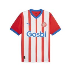 Domowa koszulka piłkarska Girona FC 23/24 PUMA Red White. Białe t-shirty sportowe męskie Puma, xs, bez ramiączek, do piłki nożnej. W wyprzedaży za 275.55 zł.