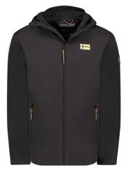 Geographical Norway Kurtka softshellowa "Tesk" w kolorze czarnym rozmiar: XL. Czarne kurtki outdoor męskie Geographical Norway, xl, bez wzorów, bez kaptura. Za 158.47 zł.