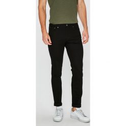 Jack & Jones - Jeansy Tim. Czarne jeansy męskie Jack & Jones. W wyprzedaży za 119.90 zł.