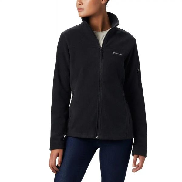 Bluza polarowa turystyczna damska Columbia Fast Trek II. Czarne bluzy bez kaptura damskie Columbia, xs, z polaru. Za 194.99 zł.