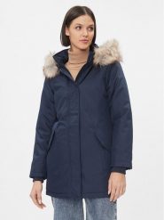 ONLY Parka 15300633 Granatowy Regular Fit. Niebieskie parki damskie Only, xs, bez wzorów, z syntetyku. Za 399.99 zł.