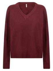Soyaconcept Sweter "Orlean" w kolorze bordowym rozmiar: XS. Czerwone swetry klasyczne damskie Soyaconcept, xs, bez kołnierzyka. Za 184.95 zł.