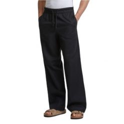 Spodnie Urban Classics. Czarne spodnie materiałowe męskie Urban Classics, bez wzorów, z bawełny. Za 214.00 zł.