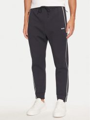 Boss Spodnie dresowe Hadiko 1 50523895 Granatowy Regular Fit. Niebieskie spodnie dresowe męskie Boss, bez wzorów, z bawełny. Za 699.99 zł.