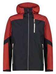 CMP Kurtka funkcyjna w kolorze czarno-czerwonym rozmiar: 58. Czarne kurtki outdoor męskie CMP, bez wzorów, z tkaniny, bez kaptura. Za 287.84 zł.