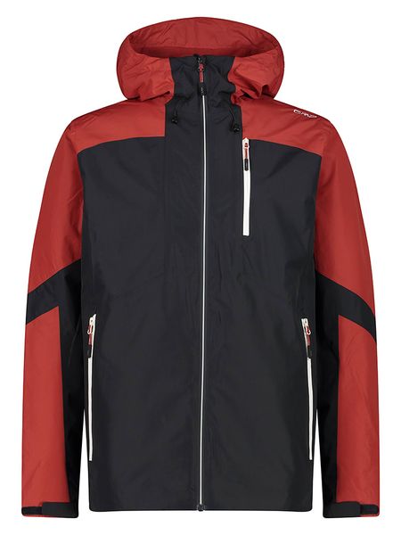 CMP Kurtka funkcyjna w kolorze czarno-czerwonym rozmiar: 58. Czarne kurtki outdoor męskie CMP, bez wzorów, z tkaniny, bez kaptura. Za 287.84 zł.