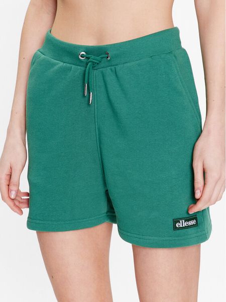 Ellesse Szorty sportowe Shanni SGR17948 Zielony Regular Fit. Zielone spodenki sportowe damskie Ellesse, z bawełny, do biegania. Za 129.99 zł.