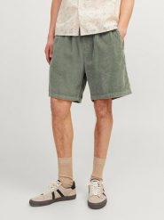 Jack & Jones Szorty sztruksowe "Jumbo" w kolorze khaki rozmiar: XL. Brązowe szorty męskie Jack & Jones, bez wzorów, ze sztruksu. Za 57.06 zł.
