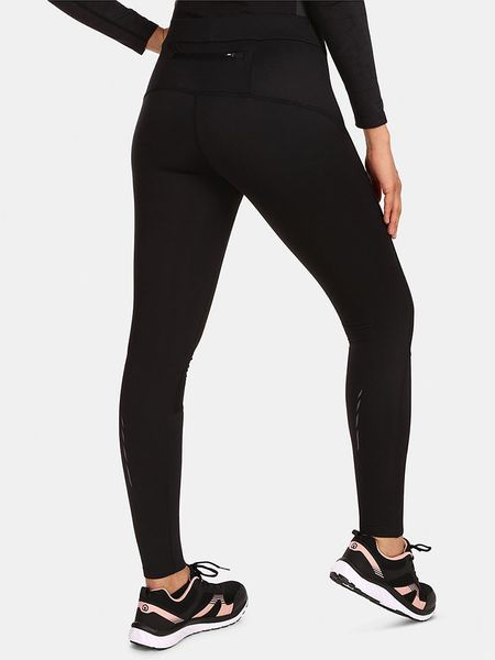 Kilpi Legginsy funkcyjne "Karang" w kolorze czarnym rozmiar: 42. Czarne legginsy damskie Kilpi, bez wzorów, z materiału, outdoorowe. Za 153.34 zł.