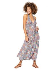 Ipanima Sukienka ze wzorem rozmiar: 34-40. Sukienki damskie Ipanima, bez wzorów, bez kołnierzyka, bez ramiączek, maxi, rozkloszowane. Za 78.99 zł.
