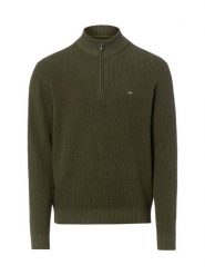 Fynch-Hatton sweter z dzianiny Mężczyźni Bawełna zielony, XL. Zielone swetry męskie Fynch-Hatton, m, bez wzorów, z bawełny, bez kołnierzyka. Za 279.95 zł.