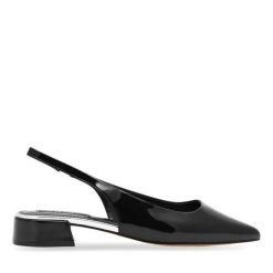 Baleriny Nine West. Czarne baleriny damskie Nine West, bez wzorów, bez obcasa. Za 199.99 zł.