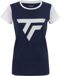Koszulka tenisowa damska Tecnifibre Club Tee W. Niebieskie t-shirty damskie TECNIFIBRE, xs, bez wzorów, z materiału, bez kołnierzyka. Za 69.00 zł.