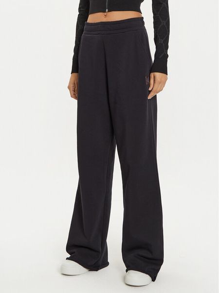 Hugo Spodnie dresowe 50528471 Czarny Relaxed Fit. Czarne spodnie dresowe damskie Hugo, m, bez wzorów, z bawełny. Za 299.99 zł.