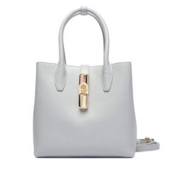 Torebka Furla. Szare torebki klasyczne damskie Furla, bez wzorów, bez dodatków. Za 1,389.00 zł.