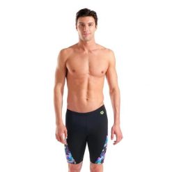 Spodenki Pływackie Męskie Arena Multi Chameleons Swim Jammer. Czarne kąpielówki męskie Arena, m, bez wzorów, z materiału, do pływania. Za 229.99 zł.