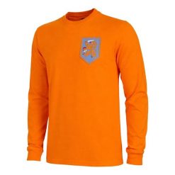 Holland retro koszulka piłkarska z sezonu 1966. Brązowe t-shirty sportowe męskie COPA FOOTBALL, m, bez ramiączek, do piłki nożnej. Za 337.68 zł.