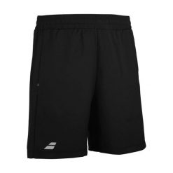 Spodenki męskie Babolat Play. Czarne szorty męskie BABOLAT, bez wzorów, sportowe. Za 139.99 zł.