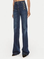 Elisabetta Franchi Jeansy PJ-67D-46E2 Granatowy Regular Fit. Niebieskie jeansy damskie Elisabetta Franchi. Za 1,389.00 zł.