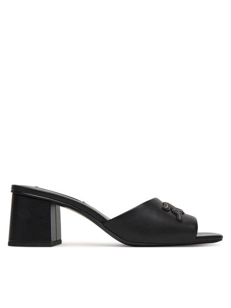 KARL LAGERFELD Klapki Plaza II KL32400 Czarny. Czarne klapki damskie Karl Lagerfeld, bez wzorów, ze skóry, bez obcasa. Za 737.99 zł.