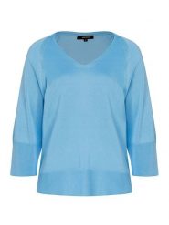 More & More Sweter w kolorze błękitnym rozmiar: 44. Niebieskie swetry klasyczne damskie MORE & MORE, bez kołnierzyka. Za 140.86 zł.