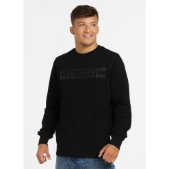 Bluza męska Pitbull Hilltop Black. Czarne bluzy bez kaptura męskie PITBULL, bez wzorów, sportowe, bez kołnierzyka, bez ramiączek. Za 199.00 zł.