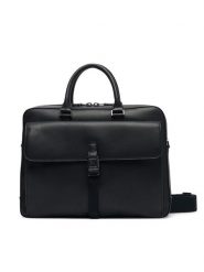 Calvin Klein Torba na laptopa Emblem Hw Commuter LV04D3504G Czarny. Czarne torby na laptopa damskie CALVIN KLEIN, bez wzorów, ze skóry. Za 649.99 zł.