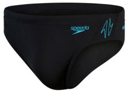 Slipy kąpielówki męskie Speedo Medley Logo. Czarne kąpielówki męskie Speedo, l, bez wzorów, z materiału, na fitness i siłownię. Za 96.98 zł.