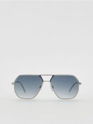 Okulary przeciwsłoneczne aviator - ciemny turkus. Okulary przeciwsłoneczne męskie Reserved. Za 69.99 zł.