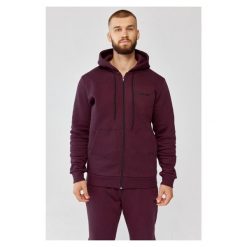 Męska bluza dresowa z kapturem Rough Radical Track Hoodie Zip. Czerwone bluzy sportowe męskie ROUGH RADICAL, m, z dresówki. W wyprzedaży za 189.99 zł.