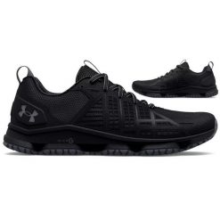 Buty sportowe męskie Under Armour Strikefast. Czarne buty sportowe na co dzień męskie Under Armour, bez zapięcia. Za 342.99 zł.