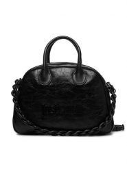 Just Cavalli Torebka 80RA4BC5 ZSD86 Czarny. Czarne torebki klasyczne damskie Just Cavalli, bez wzorów, ze skóry, bez dodatków. Za 789.99 zł.