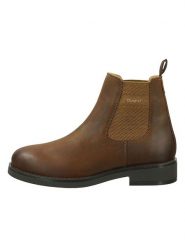GANT Footwear Skórzane sztyblety w kolorze jasnobrązowym rozmiar: 42. Brązowe sztyblety męskie GANT Footwear, bez zapięcia. Za 292.20 zł.